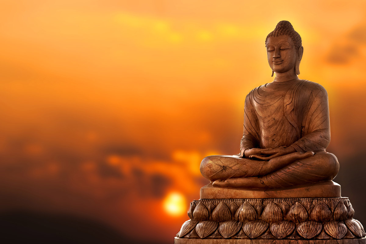 Das Symbol des Buddhismus: der Buddha